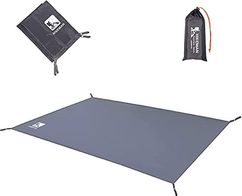 HIKEMAN Zeltplane Mehrzweck Campingzelt Plane - Wasserdichtes Zeltunterlage,Camping Zelt Tarp, Markisenteppich Mehrere Größen für Camping Wanderpicknick(210 * 210cm)