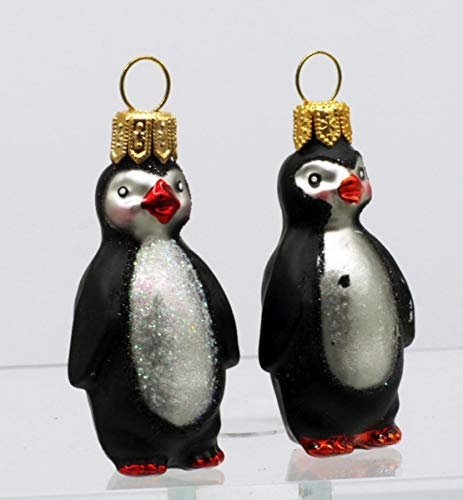 condecoro Pinguin Christbaumschmuck Christbaumkugel 2er Set