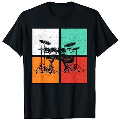 Drummer Geschenk Schlagzeug Spieler Schlagzeuger Grafik T-Shirt