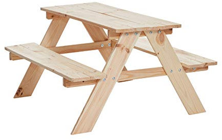 Happy People 75205 Kindersitzgruppe aus Holz, Natur, Mittel