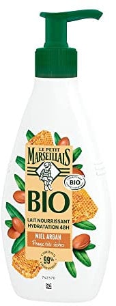 Le Petit Marseillais Feuchtigkeitsspendende Körpermilch, Bio-Honig, Argan, 250 ml