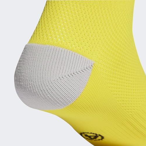 adidas Unisex Milano 23 Socks, Team Yellow/Black, 10.5-12.5