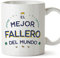MUGFFINS Tazas para FALLERO hombre - En Español - Mejor del Mundo - 11 oz / 330 ml - Regalo original y divertido