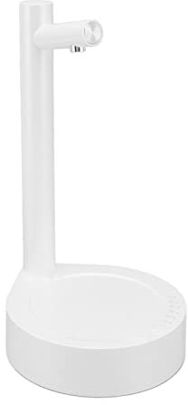 Dispensador de Botellas de Agua de Escritorio, Bomba de Jarra de Agua Eléctrica Automática, Bomba de Agua Portátil, Salida de Agua de 6 Niveles Ajustable, Dispensador de Agua (Blanco)