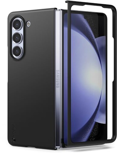 Ringke Slim per Cover Samsung Galaxy Z Fold 5 - Black | Custodia, compatibile con la ricarica wireless, sottile, leggero