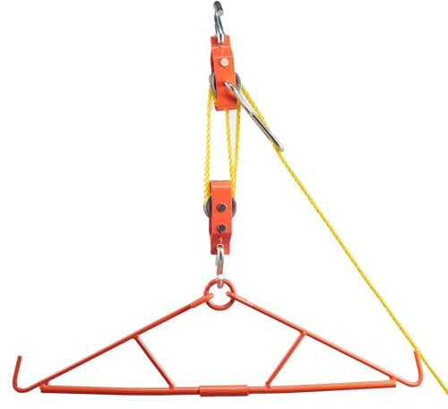 KNINE OUTDOORS Game Hanging Gambrel & Hoist Kit, Hoist Pulley System, Hirsch Jagd Zubehör