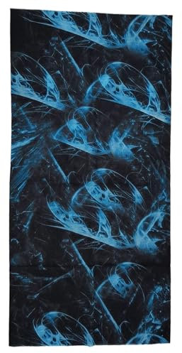 ware-direkt Loop Schal Multifunktionstuch Schlauchschal Bandana Halstuch Sport Outdoor (Splash Neon Blau)