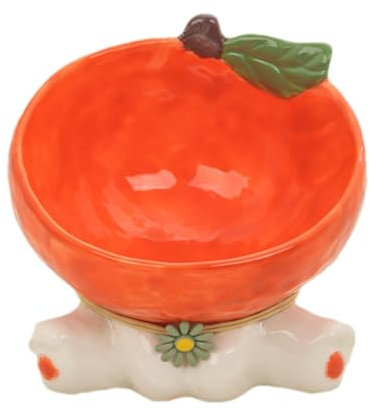 Gamelles inclinées pour chat | Gamelles inclinées en céramique à 15 degrés, 245 ml, gamelles tendance pour petits chiens, mangeoire mignonne pour collation, nourriture sèche, nourriture humide