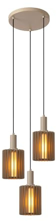 LUCIDE LAMBRES - Pendelleuchten - 3xE27 - Taupe