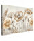 MuchoWow© Impressions sur Toile 90x60 cm Deco Tableau Murale Decoration Salon Peinture Tableaux Chambre Toiles Maison Fleurs - Beige - Nature - Illustration