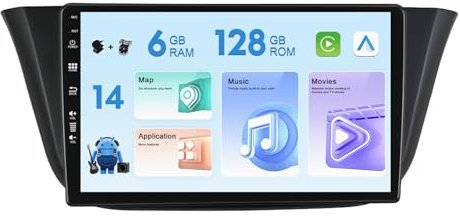 MISONDA 6G+128G Autoradio Für FIAT Iveco Daily VI 2014-2021 Android 14 IPS 10 Zoll Touchscreen mit GPS Navigation CarPlay Android Auto DSP Bluetooth WiFi DAB