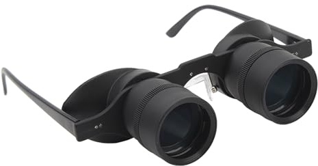 Ferngläser, Freisprechfauergläser Ferngläser Leichtes Zoom 10x Zoom mit Polarisiertem Objektiv-Teleskop-Brillen Zum Angeln, Vogelbeobachtung, Fernseher, Sport, Konzerte, Theater