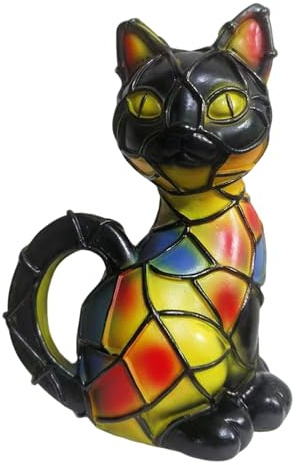 Katzenlampe, Nachtlicht Katze und Hund, Tischlampe aus gebeiztem Harz, Katzenlampe Mit Warmem Umgebungslicht, Nachtlicht für Nachttisch, Schreibtisch, Wohndekor für Katzen- und Hundeliebhaber