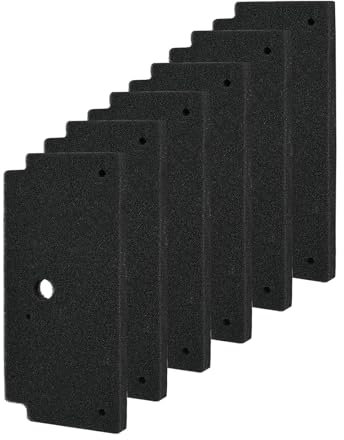 Mirweon Filtre à peluches lavable en mousse pour machine à laver et sèche-linge