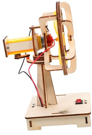 Abaodam 1 Set DIY Model Fan Science Kit Assemble Your Own Wind Fan Educational Electric Learning for Enhances Motor Skills Introduces Physics Principles for Young Engineers