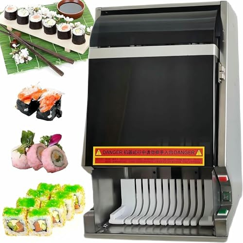 FLTRGO Sushi Roll Cutter Machine, Stainless Steel Onigiri Cutter, Fast Cut Cutting, Sushi Rolls, Mold For Cooking Rice Rolls ~/