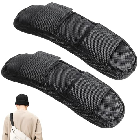 2 Pack Extra Thick Shoulder Strap Pad, Universal Removable Cushion Shoulder Straps for Bags, Backpack, Luggage, Guitar and Duffle Bag Replacement, Comfortable Support for Bags