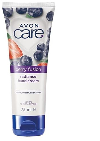 Avon Care Handcreme Berry Fusion mit Erdbeer-& Blaubeer-Extrakt, 75 ml