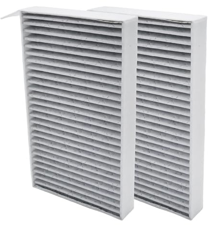 Ollanoos Confezione da 2 filtri interni, ricambio per Tesla Model 3 & Model Y, filtro ai carboni attivi per aria interna pulita
