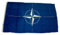Fahnen Flaggen NATO 150 x 90 cm