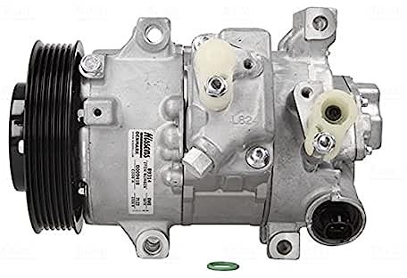 NISSENS 89314 A/C Kompressor für Klimaanlage Klimakompressor mit ID: 6SEU14C Kältemittel: R134a PAG 46 mit 120mm Riemenscheibe Rillen: 6