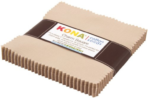 Robert Kaufman Kona CHS-207-42 Baumwollpergament-Anhänger, 12,7 cm x 42 Quadrate