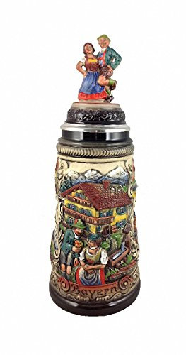 Zöller & Born Bierkrug Bayern Panorama Seidel 0,5 Liter Bierseidel ZO 1747/9013