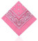 Lizzy Paisley Multifunctional Bandana's Headwear Neckwear Neckerchief Cycling Cowboy Scarf Head Neck Gaiter - Mens Womens Multipack Assorted Men Hair Pirate Bandana (Baby Pink)