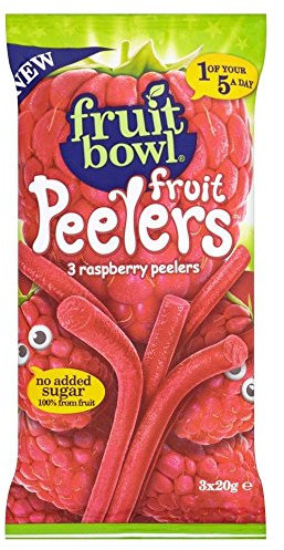 Fruit Bowl Fruit Peelers Raspberry (3x20g) - Pack of 6