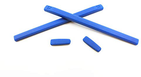 NicelyFit Ersatz-Set aus Temple Ohrensocken und Nasenpads für IC! IC Berlin Eye Prescription Glasrahmen, blau, Einheitsgröße