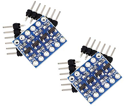 TECNOIOT 2 stücke 4 Kanal IIC I2C Logic Levels Konverter Bidirektionale Modul 5 V zu 3,3 V