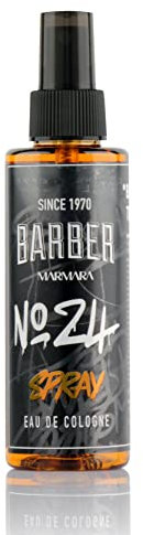 BARBER MARMARA No.24 Eau de Cologne Vaporisateur Homme GRAFITTI 1x 150ml | après-rasage | hommes après-rasage | Parfums pour hommes Barber | Spray corporel - barbier - coiffeur Kolonya | parfums