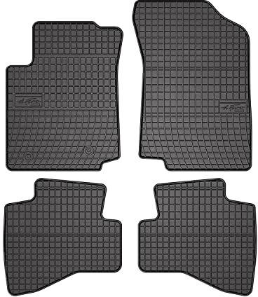 OMAC Gummi Fußmatten kompatibel mit Toyota Aygo 2014-2022 Automatten Gummi TPE Schwarz 4tlg