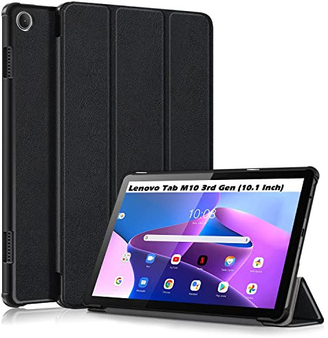 XunyLyee Funda para Lenovo Tab M10 3rd Gen 10.1 Pulgadas TB-328F/ TB-328X Cover, Negro