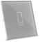 iotty E1 Plus Smart Wi-Fi Switch for Lights and Gates, Works with Google Home/Alexa/Siri/IFTTT, Remote Control, iOS/Android App, Backlit Glass Touch Plate, Temperature and Brightness Sensors, Grey