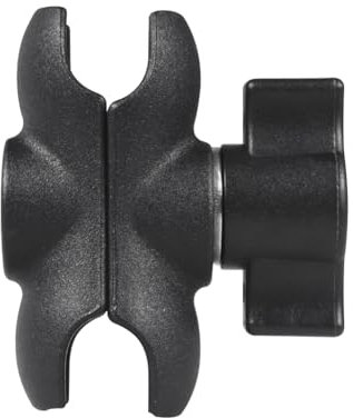 NovelGoal Aluminum Alloy Double Socket Arm for 25mm/1'' Ball Head Holder Mount Clamp Compatible with RAM Bicycle Motorcycle Camera Extension Arm 5.5CM Connecting Rod