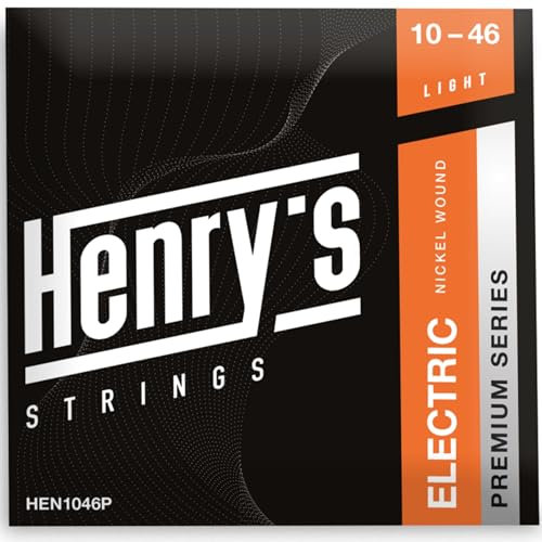 Light E Gitarren Saiten 10-46 - Premium Gitarrensaiten E Gitarre - Edupack & Gitarren Zubehör - String Action Gauge Fret Cloth Plektren Nagelfeile - Saiten E Gitarre Electric Guitar Strings