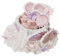 Lolita Maid Soft Girl Cream Stereoscopic Heart Tea Cup Party Top Hat Hair Clips Bowknot Cosplay Costume Headdress