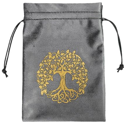 Tarotbeutel und Beutel, Tasche mit Kordelzug für Würfel, Samt, Tarotkartentasche, Tasche mit Kordelzug für Tarotdeck-Aufbewahrung, multifunktionale Tasche, Ztd08, Refer to description, Uni