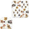 DazzJoy 20 Stück Servietten Hunde Geburtstag Deko, Hundegeburtstag Serviette 33X33cm, Bunt Tiere Hund Geburtstagsservietten, Welpe Papierservietten für Kindergeburtstag, Babyparty,Haustiere Party Deko