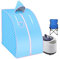 Box sauna, Tenda a e Portatile, Sauna Bagno Domestico 1000 W 2.0 L Include Sedia Pieghevole for facilitare l'insonnia Supporto for Tubi in Acciaio Inossidabile per il comfort domestico(Blauw)
