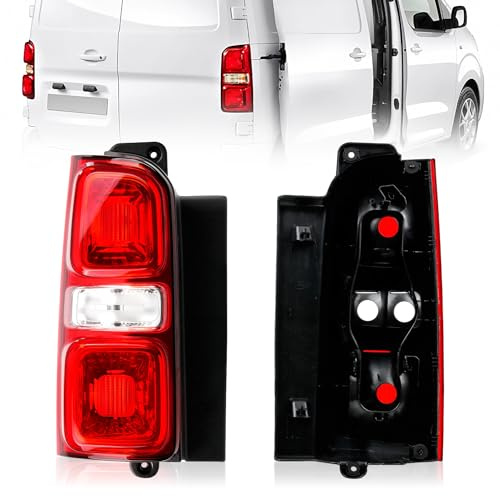 Convitex Rückleuchten Heckleuchte Links für TRAVELLER/EXPERT (V_), JUMPY (V_) SPACETOURER (V_)|DISPATCH, PROACE ab 2016, VIVARO C, ZAFIRA LIFE (K0) ab 2019 Ersatzteile 9808243180 E-Mark