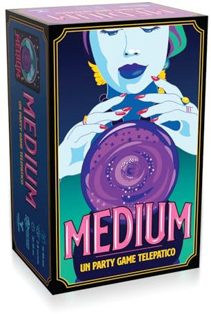 Medium - Partyspiel für Erwachsene und Jungen ab 14 Jahren - Kartenspiel - 2-8 Spieler - Dauer 30/45 min - italienische Ausgabe