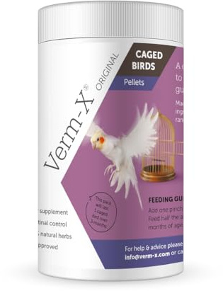 Verm-X heupellets Für Sperrten Vögel - 100 G Tube Heupellets Für sperrten Vögel - 100 g Tube -, Clear, Unisex, VMX0230