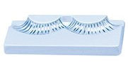 Carnaval Accessoires – Faux cils – Blanc/Argenté