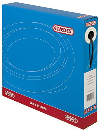 Elvedes derailleur Gaines 4mm x 30 mètres Noir