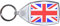 Union Jack UK Flag - Grand porte-clés en plastique
