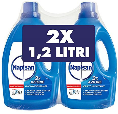 Napisan Igienizzante Liquido, 1200 ml, Confezione da 2