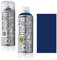 SPRAY.BIKE Fahrrad Lackspray in versch. Farben - KEINE GRUNDIERUNG notwendig - Acryllack/Lack Spray in 400 ml Spraydose, Matt- und Klarlack Optik möglich (Dunkelblau Dunkelblau, Klarlack Set)