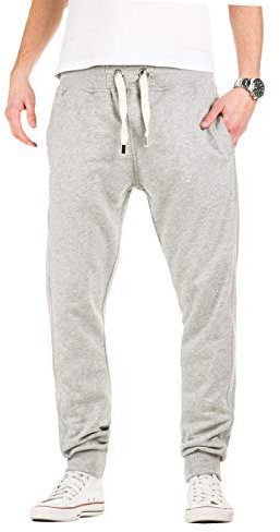 Yazubi Herren Jogginghose Edward - Bequeme Sweathose, Grau (Storm Gray 154003), L